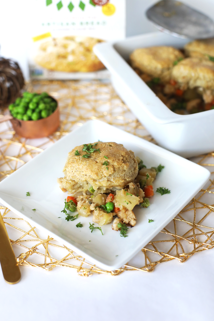 This Chicken Pot Pie Casserole is the best way to enjoy comfort food in a paleo, healthy and delicious way! 