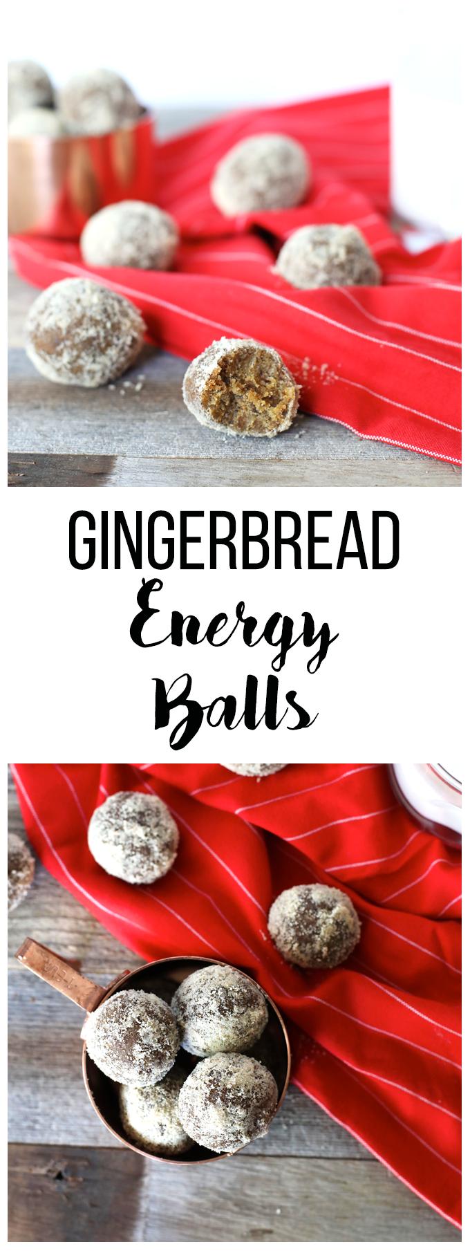 These gingerbread energy balls are the perfect way to celebrate the holiday season - post work out!