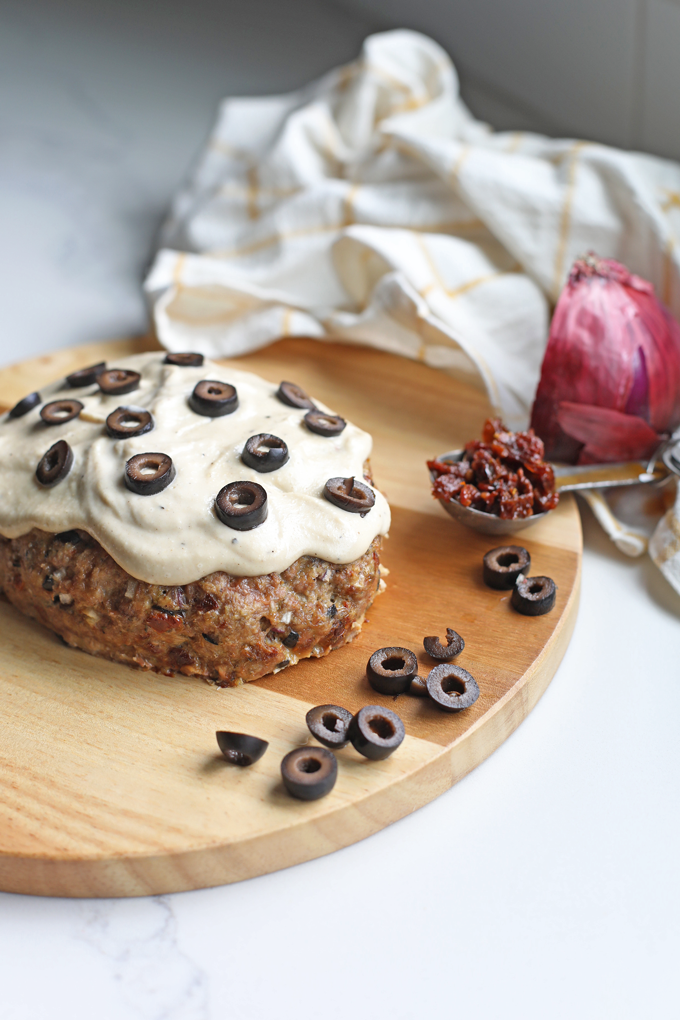 This Greek Turkey Meatloaf is whole30 compliant and super easy to whip together any night of the week!