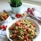 This Asparagus Salad with Sun Dried Tomato Pesto is a great spring time side dish! Paleo, super clean and packed with nutrients!