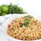 This Spanish Cauliflower Rice is not only easy to make but so healthy and packed with veggies!
