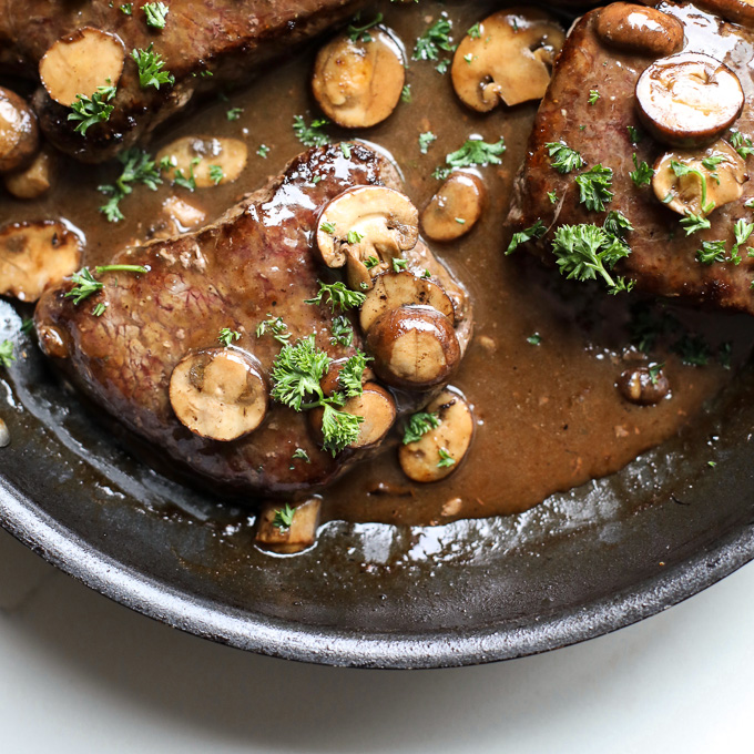 Whole30 Steak Marsala Little Bits of...