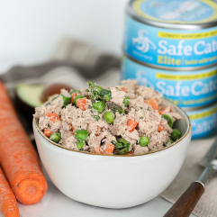 This Spring Veggie Tuna Salad is a great way to add seasonal produce into a quick and high protein weekday lunch!