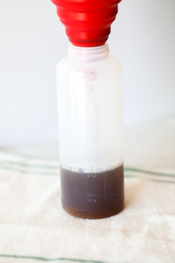 This honey syrup is the perfect natural sweetener for coffee or cocktails!