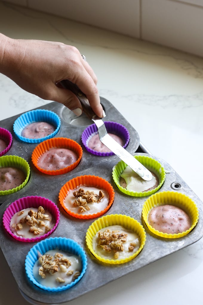 These smoothie bowl bites are a great snack to have in the freezer for kids and adults alike!