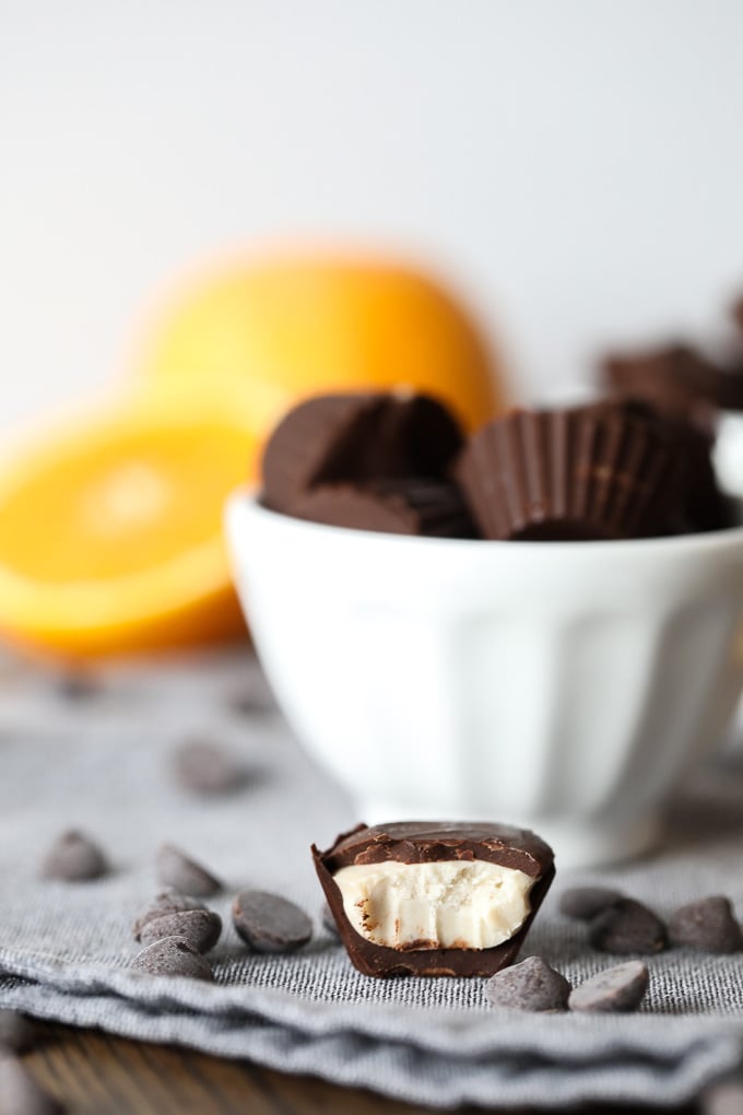 These Cream Chocolate Orange Cups are so delicious and perfect for a sweet snack that is also paleo!