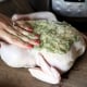 This herb stuffed instant pot whole chicken is perfect to make a bunch of chicken to prep for the week!