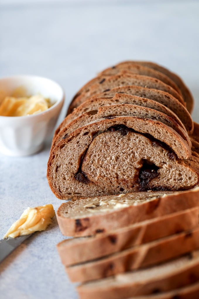 This Date Cinnamon Roll Wheat Bread is so simple to make and so delicious! Whole real ingredients make it great for the whole family!