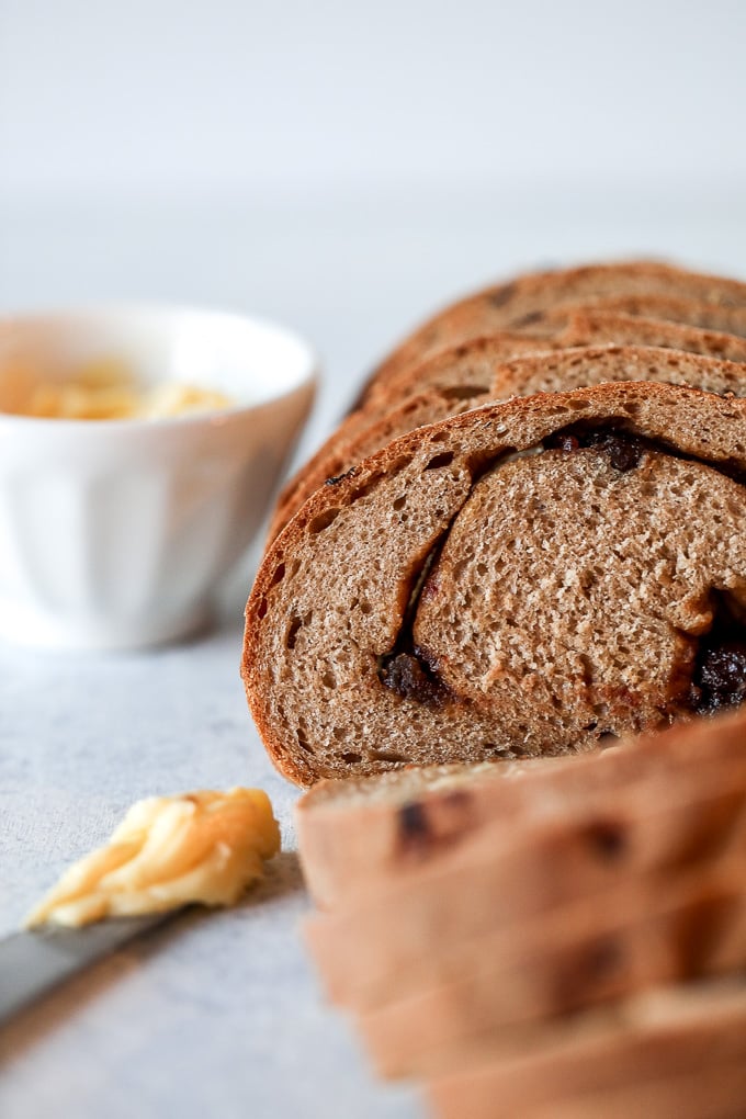 This Date Cinnamon Roll Wheat Bread is so simple to make and so delicious! Whole real ingredients make it great for the whole family!