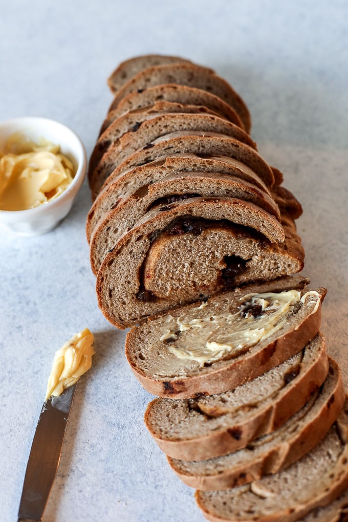 This Date Cinnamon Roll Wheat Bread is so simple to make and so delicious! Whole real ingredients make it great for the whole family!