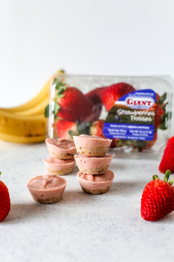 These PB & J Nice Cream Bites are dairy free, grain free, and full of flavor! A great afternoon snack or dessert!