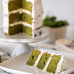 This Grain Free Shamrock Cake is like your favorite st. patricks day shake in a cleaner cake form!
