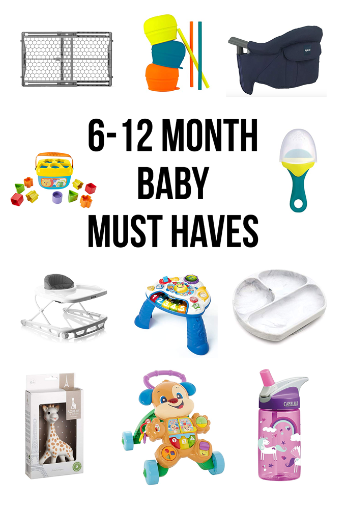 This list of 6-12 month baby must haves will get you ready for craziness!