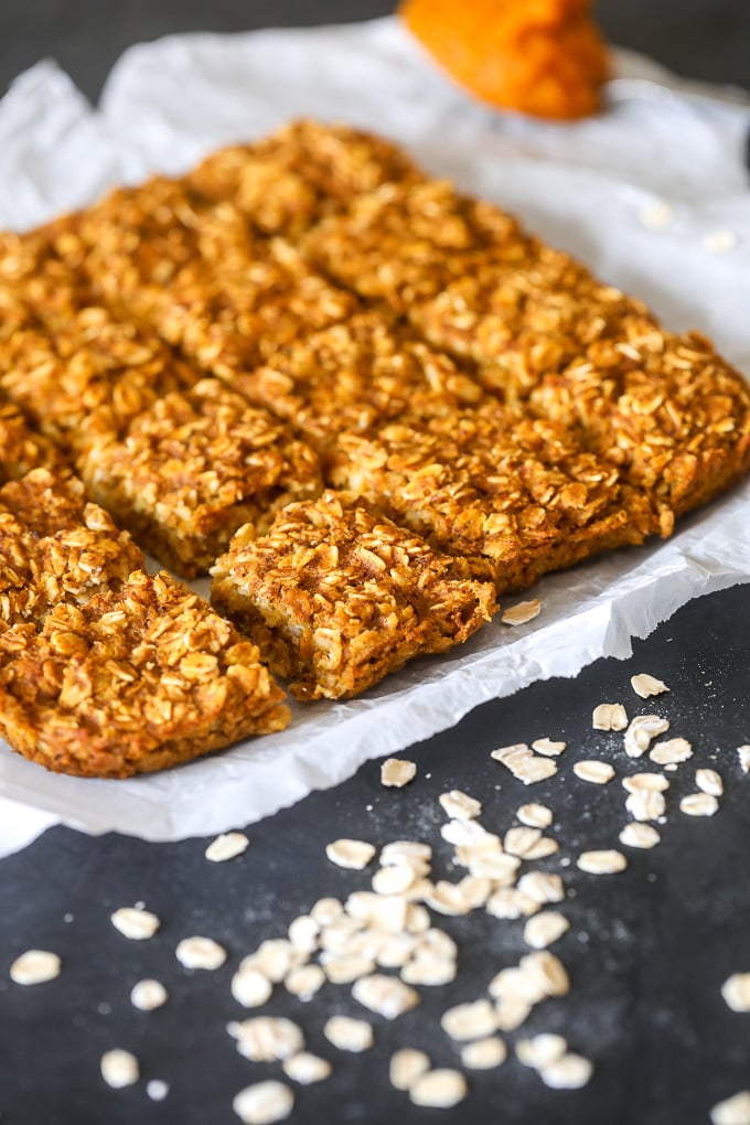 This Pumpkin Spice Oatmeal Bake is so delicious and perfect for kids in the morning!