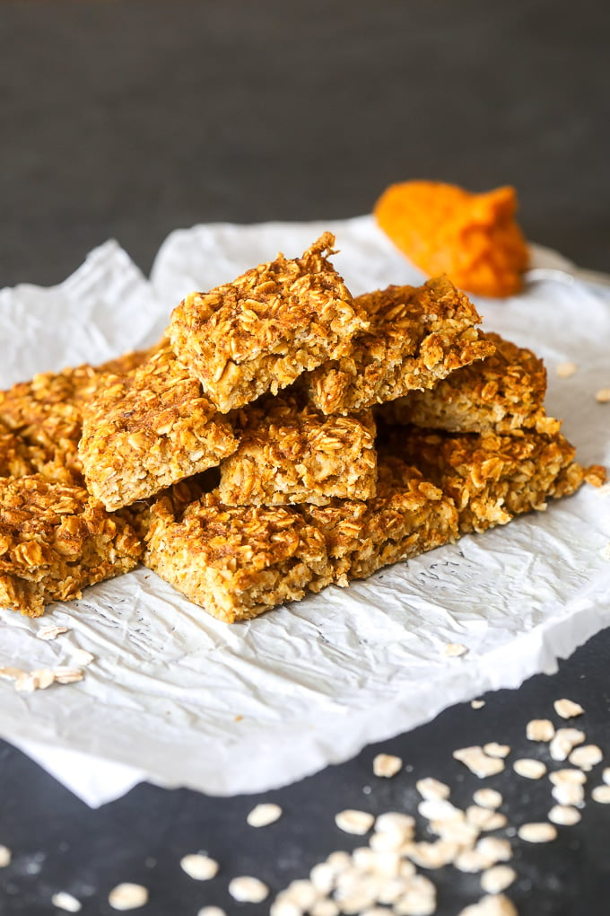 This Pumpkin Spice Oatmeal Bake is so delicious and perfect for kids in the morning!