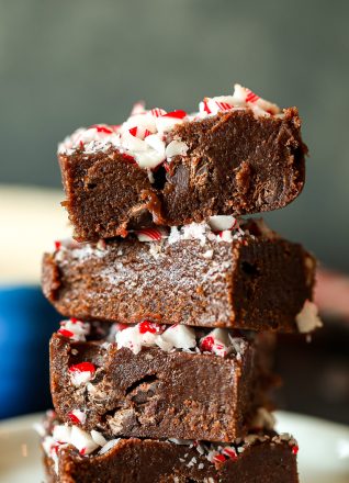 This Chocolate Peppermint Freezer Fudge comes together easily in the food processor then sets in the freezer for a paleo take on fudge!