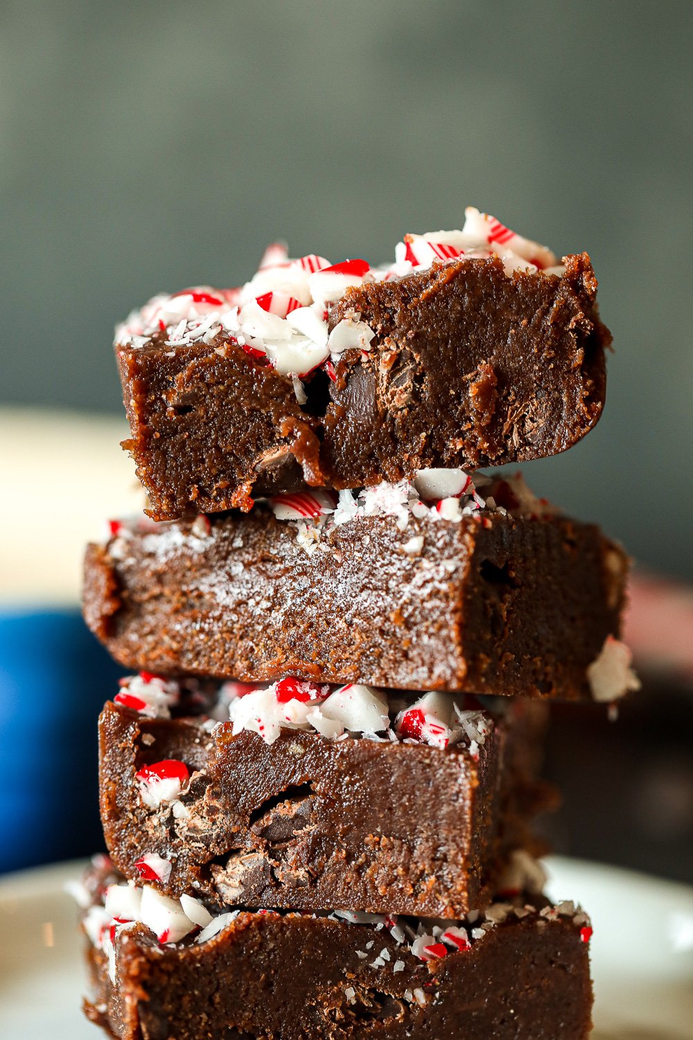 This Chocolate Peppermint Freezer Fudge comes together easily in the food processor then sets in the freezer for a paleo take on fudge!