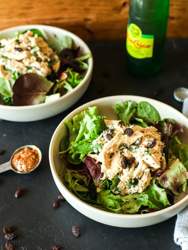 This Maple Tahini Chicken Salad is a paleo recipe that is so simple yet has amazing flavor!