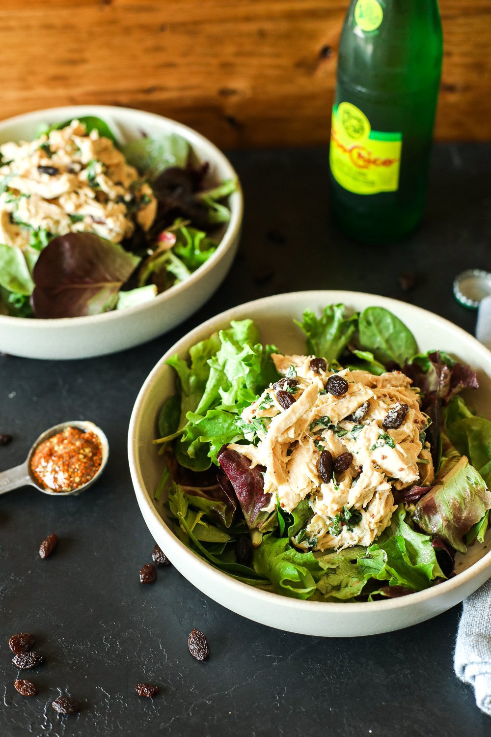 This Maple Tahini Chicken Salad is a paleo recipe that is so simple yet has amazing flavor!