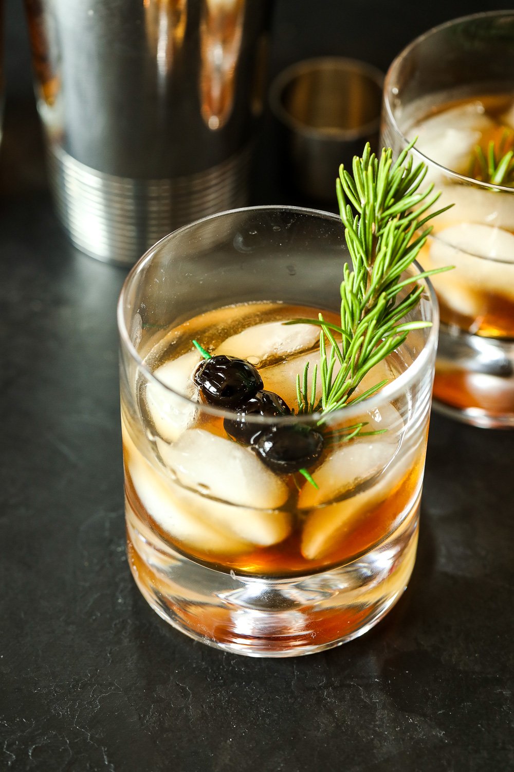 This Holiday Old Fashioned is a delicious twist on a classic cocktail!