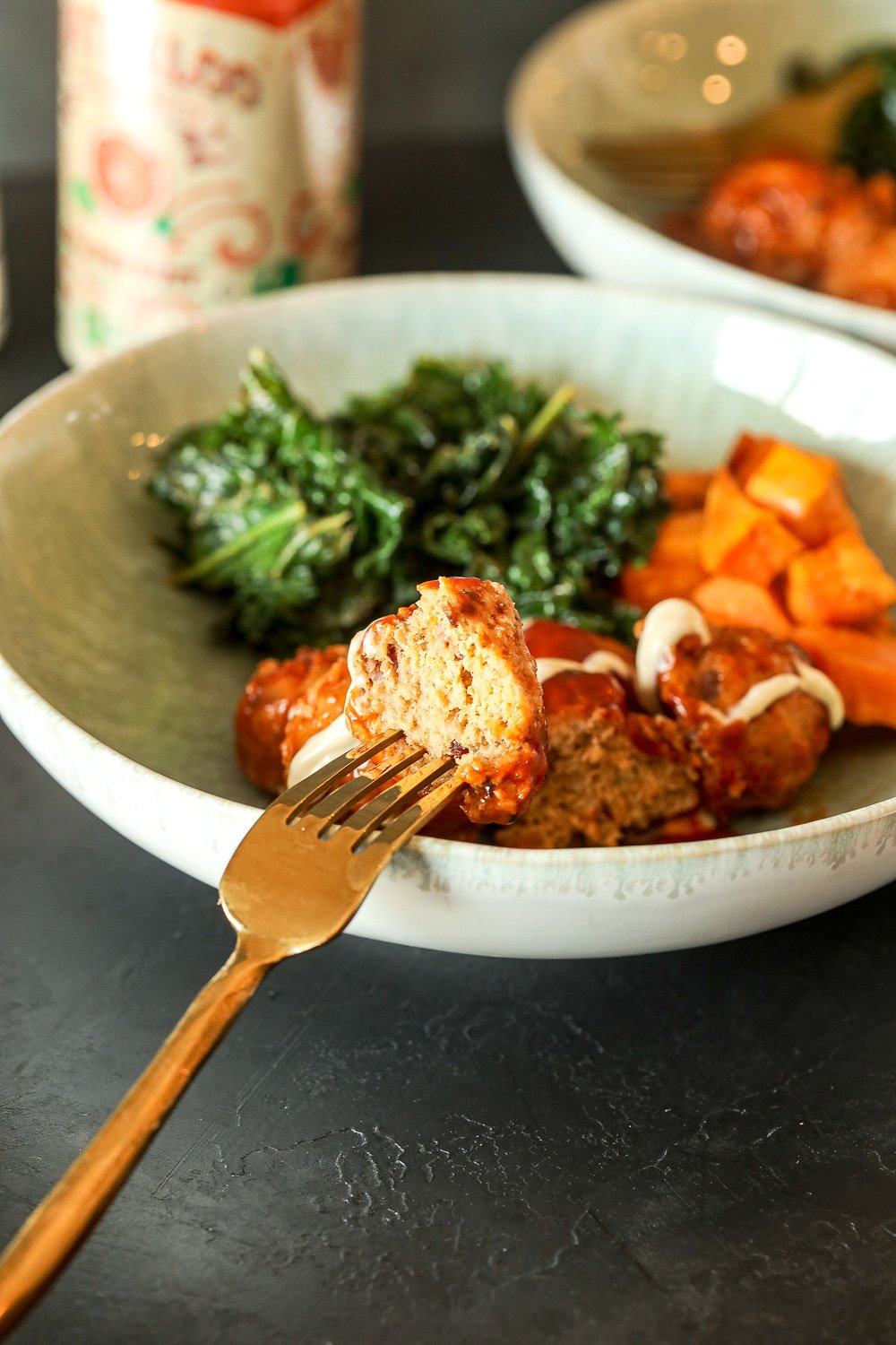 These BBQ Bacon Chicken Meatballs are a simple and delicious Whole30 meatball recipe to add into your weeknight meal plan!