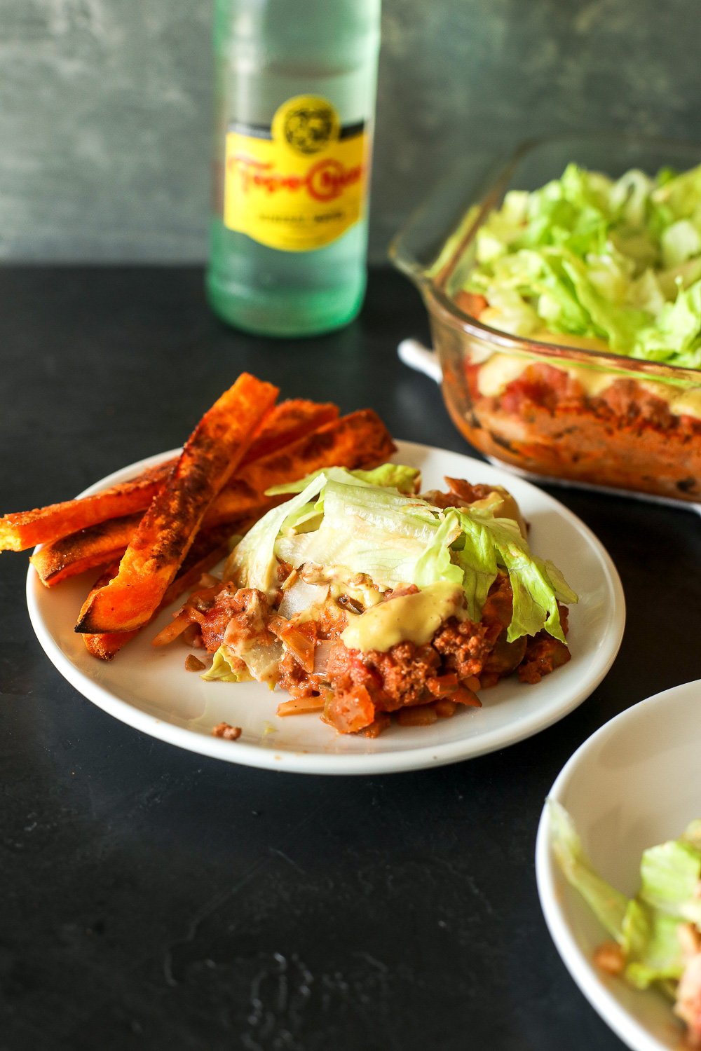 This Whole30 Cheeseburger Casserole is an easy and comforting weeknight meal the whole family will love!