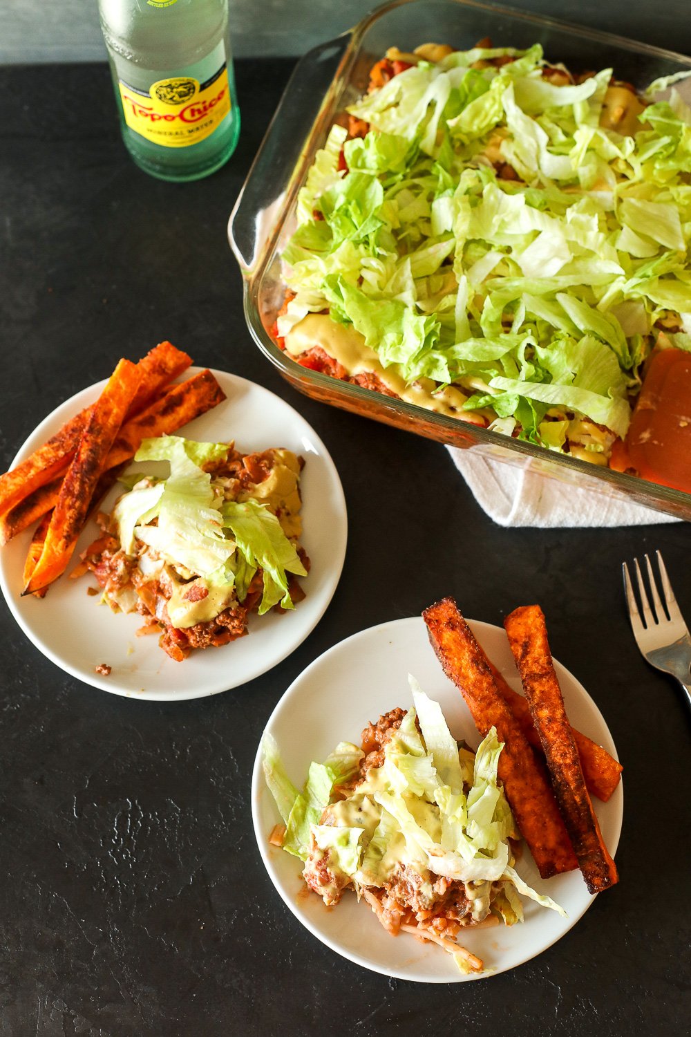 This Whole30 Cheeseburger Casserole is an easy and comforting weeknight meal the whole family will love!