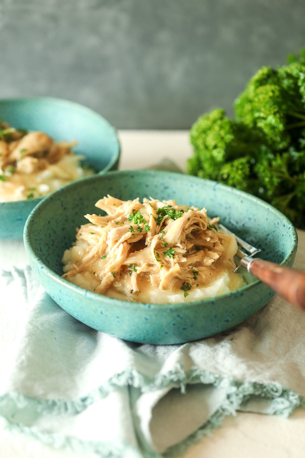 This Instant Pot Creamy Dijon Chicken is Whole30 compliant, simple to make and so delicious!