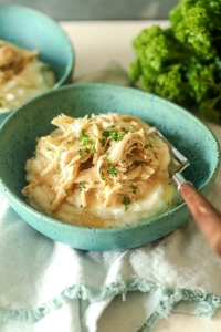 This Instant Pot Creamy Dijon Chicken is Whole30 compliant, simple to make and so delicious!