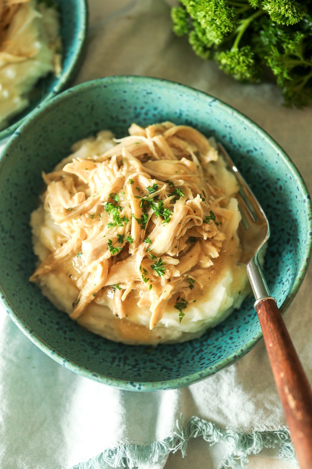 This Instant Pot Creamy Dijon Chicken is Whole30 compliant, simple to make and so delicious!