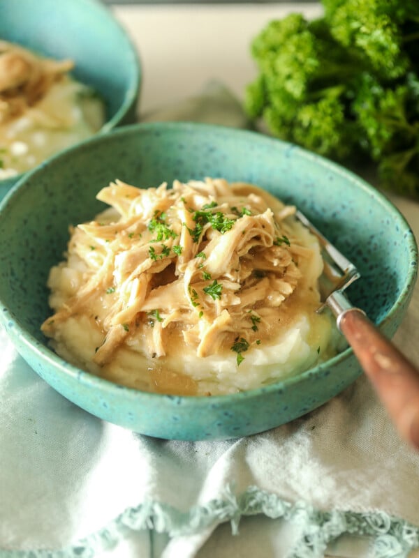 This Instant Pot Creamy Dijon Chicken is Whole30 compliant, simple to make and so delicious!