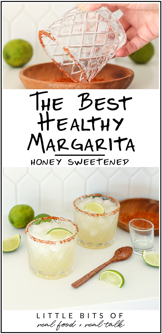 This the the best healthy margarita ever and it's my favorite because I always have the ingredients on hand!