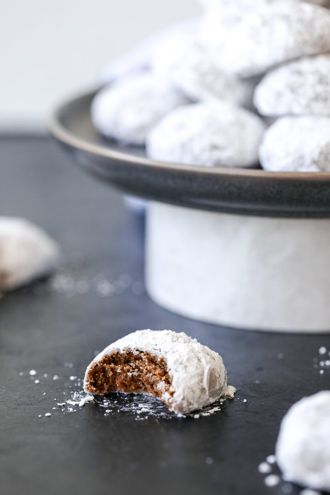 These Grain Free Pfeffernusse are packed with flavor like the original cookie but happen to be gluten free, dairy free and made with real ingredients!