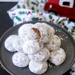 These Grain Free Pfeffernusse are packed with flavor like the original cookie but happen to be gluten free, dairy free and made with real ingredients!