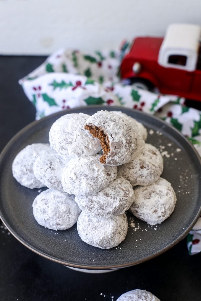 These Grain Free Pfeffernusse are packed with flavor like the original cookie but happen to be gluten free, dairy free and made with real ingredients!