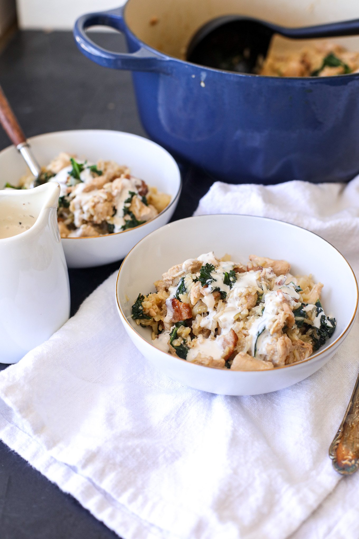 One Pot Chicken Bacon Ranch Rice