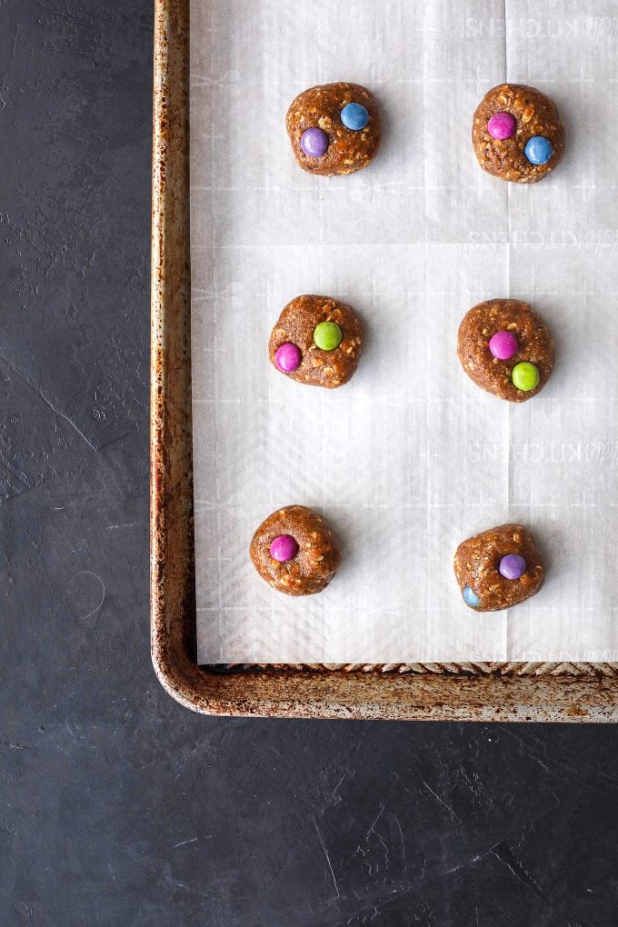 These sedimentary cookies are gluten-free, Dairy free, and packed with oats, almond flour, peanut butter and coffee!