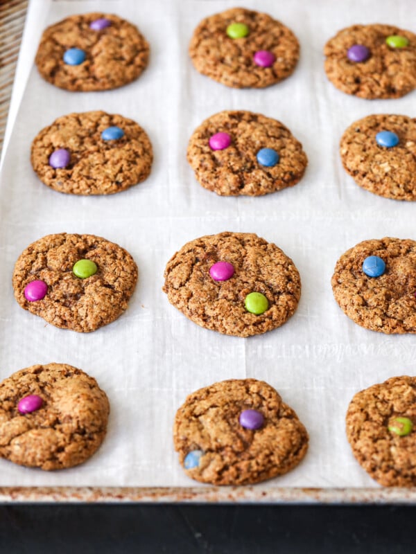 These sedimentary cookies are gluten-free, Dairy free, and packed with oats, almond flour, peanut butter and coffee!