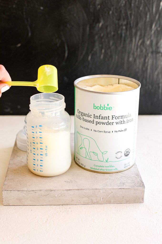 All the details about going straight to formula from birth with bobbie formula!