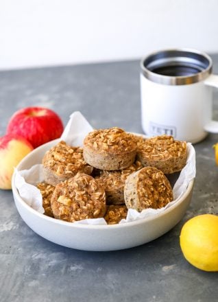 These Oatmeal Breakfast Muffins are the perfect healthy breakfast to prep for the week!