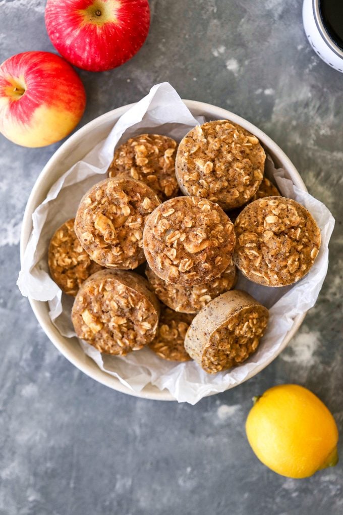 These Oatmeal Breakfast Muffins are the perfect healthy breakfast to prep for the week!