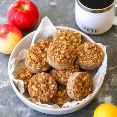 These Oatmeal Breakfast Muffins are the perfect healthy breakfast to prep for the week!