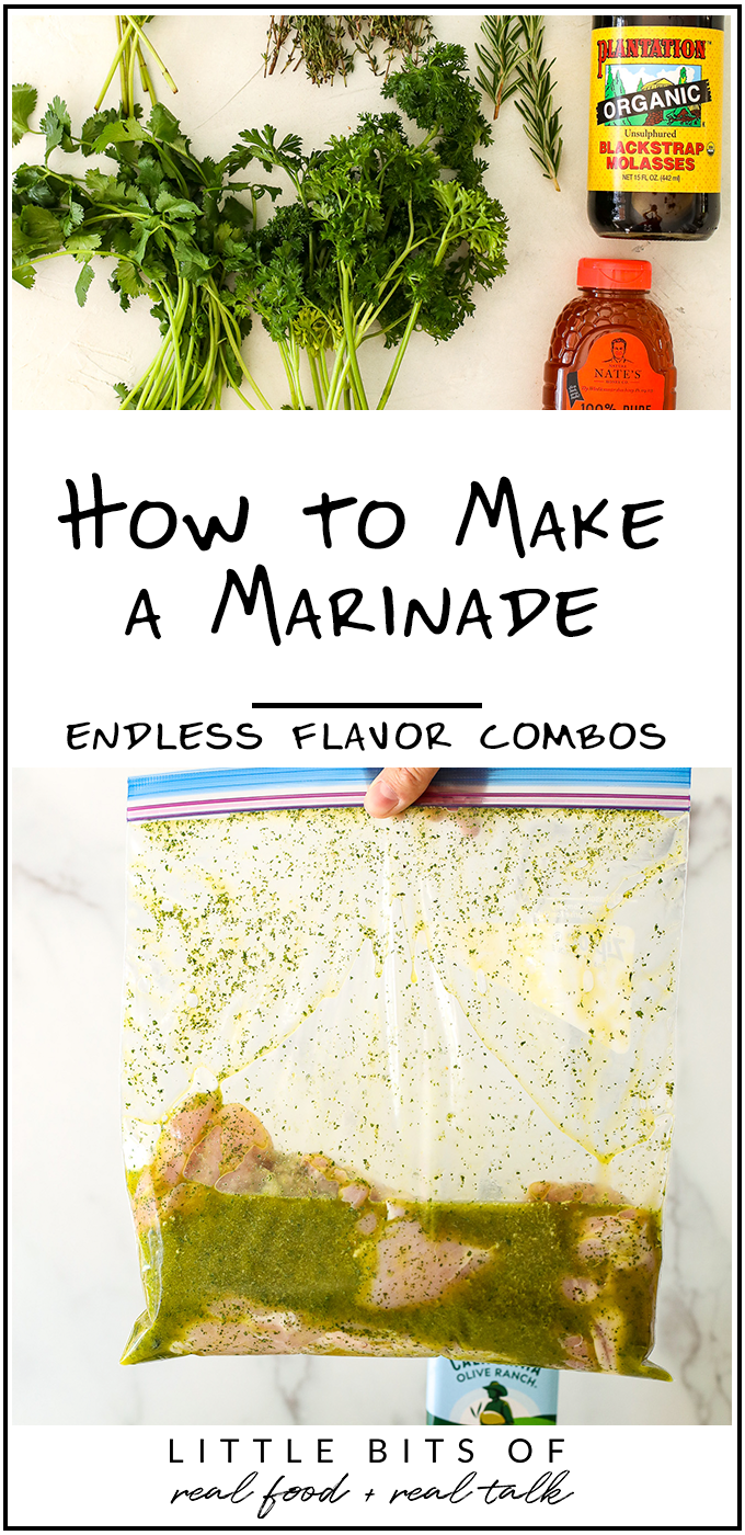 Here is a guide on how to make a marinade and some flavor combinations you can choose from!