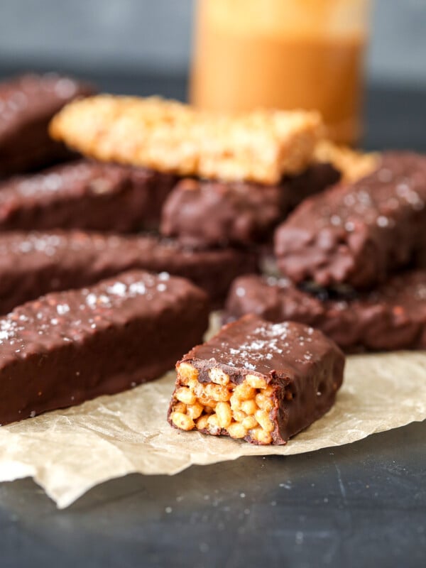This Healthier Whatchamacallit recipe is dairy free, gluten free and a fun recipe to make at home to recreate a favorite childhood candy!