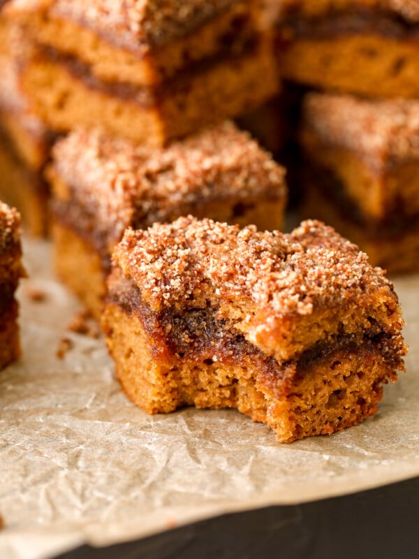 This Pumpkin Coffee Cake with grain free, dairy free and so dang delicious!