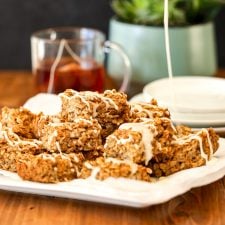 This Chai Spiced Oatmeal Bake is a delicious fall breakfast that you can make ahead and eat all week!