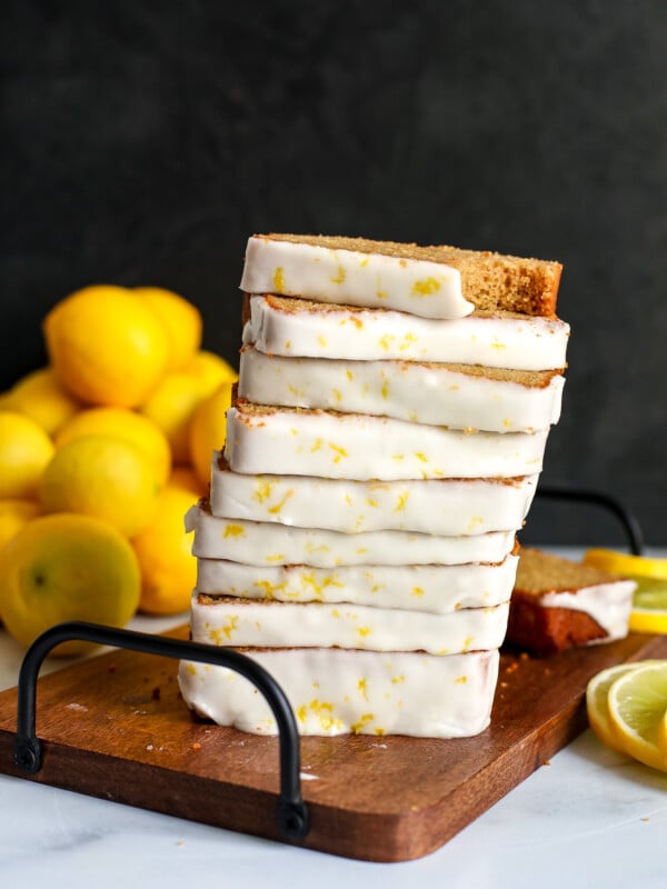 This Gluten Free Lemon Loaf is made with almond flour to make it grain free and uses dairy free yogurt to add amazing texture!