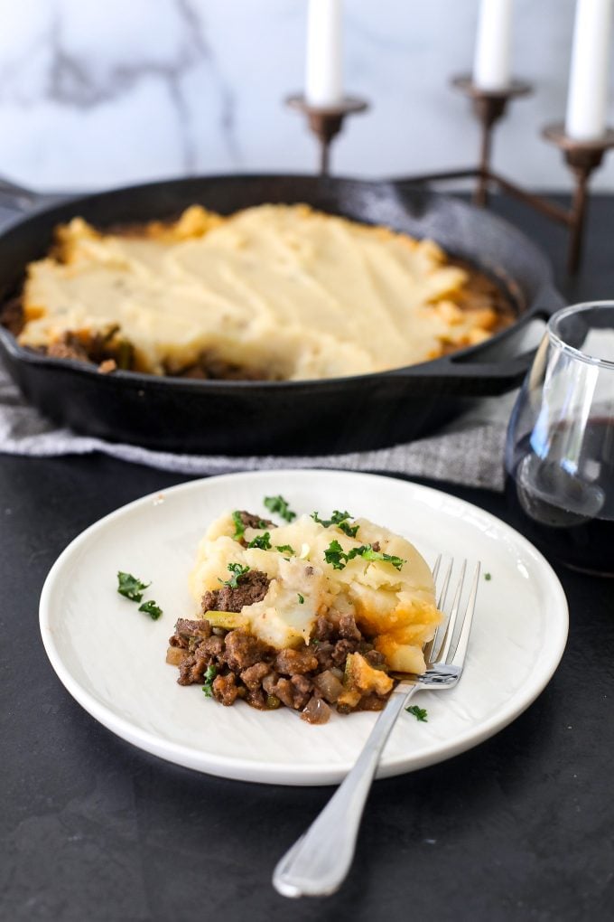 This Savory Shepherd's Pie is a delicious dinner that is full of flavor!