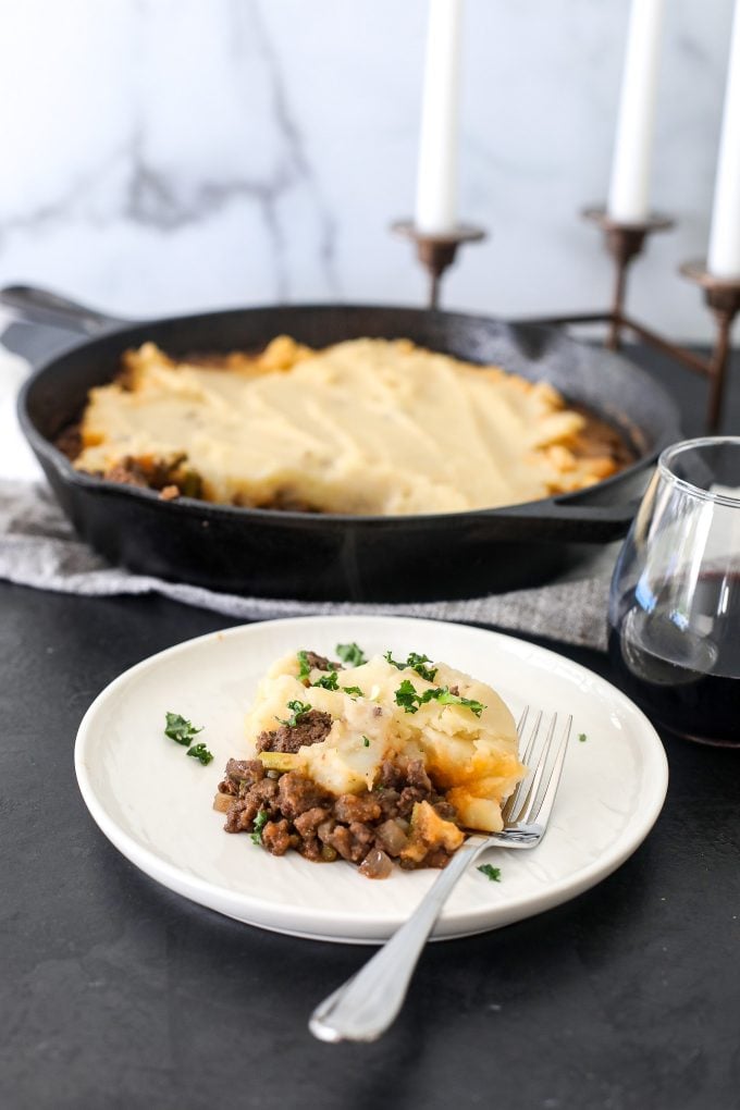 This Savory Shepherd's Pie is a delicious dinner that is full of flavor!