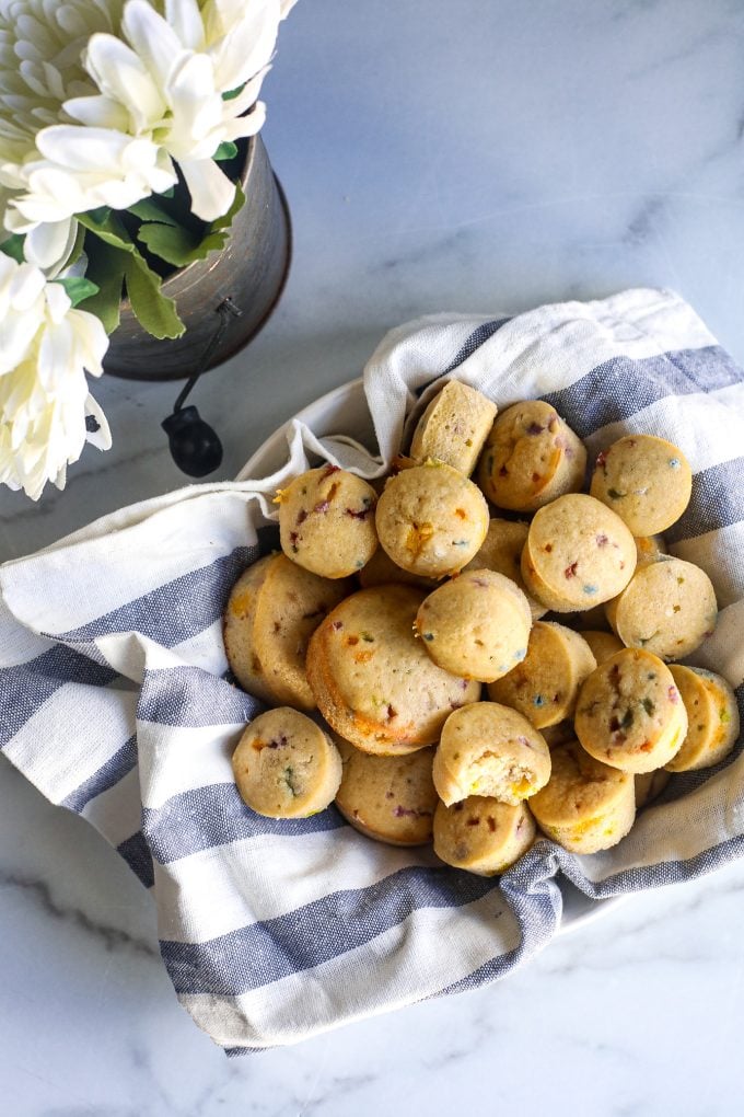 These Funfetti Protein Muffins are an easy and delicious way to add more protein into your day and kids love them!